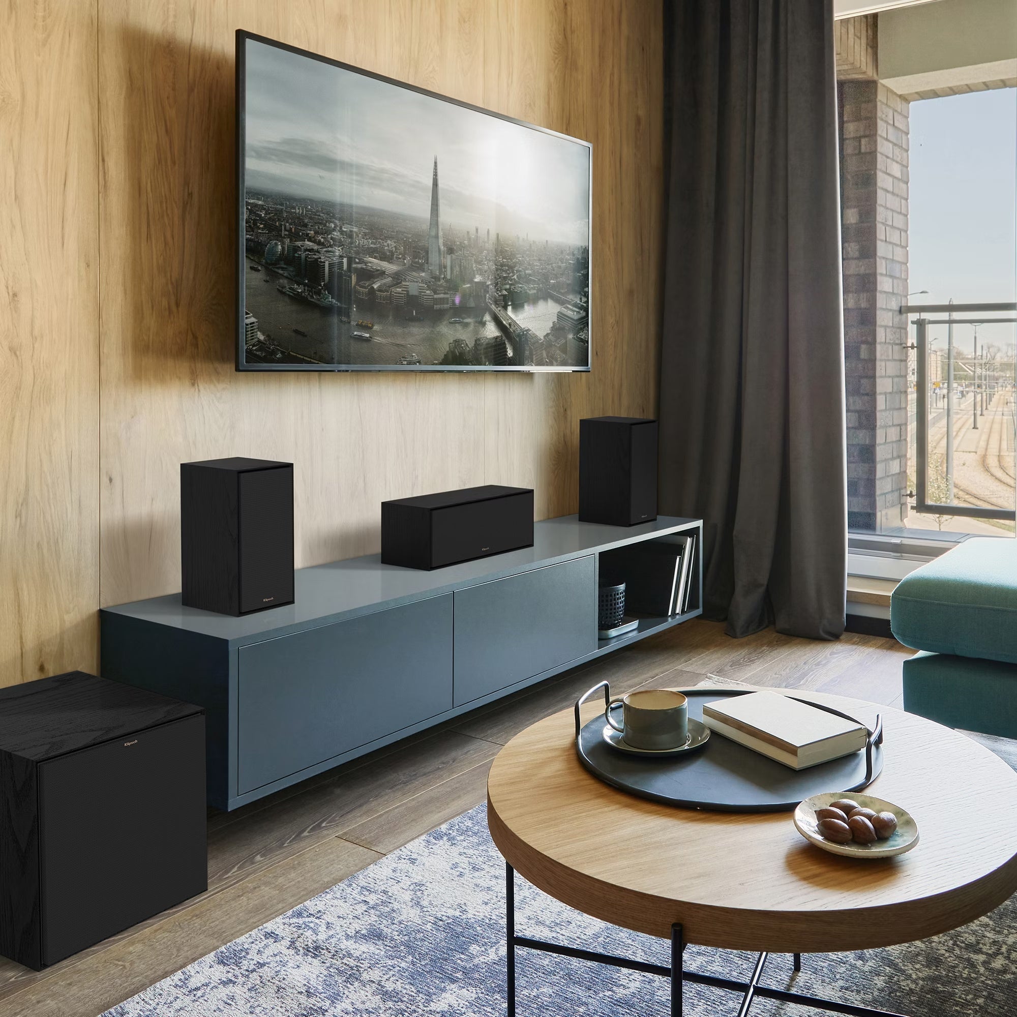 Klipsch R-50M Bookself Hoparlör Siyah - Set