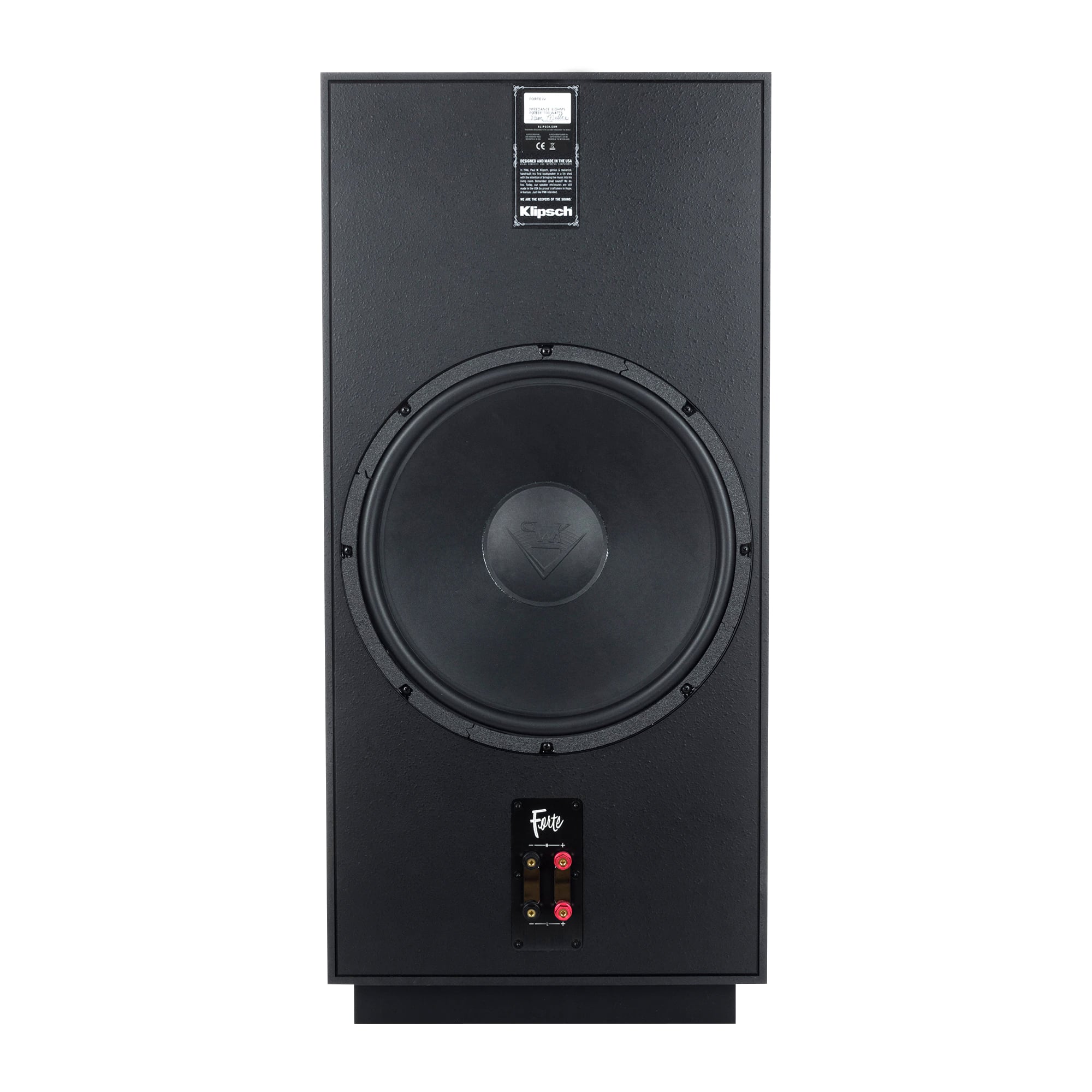 Klipsch Forte IV Heritage Serisi Kule Tipi Hi-Fi Pasif Hoparlör Detaylı Ön Görüntü