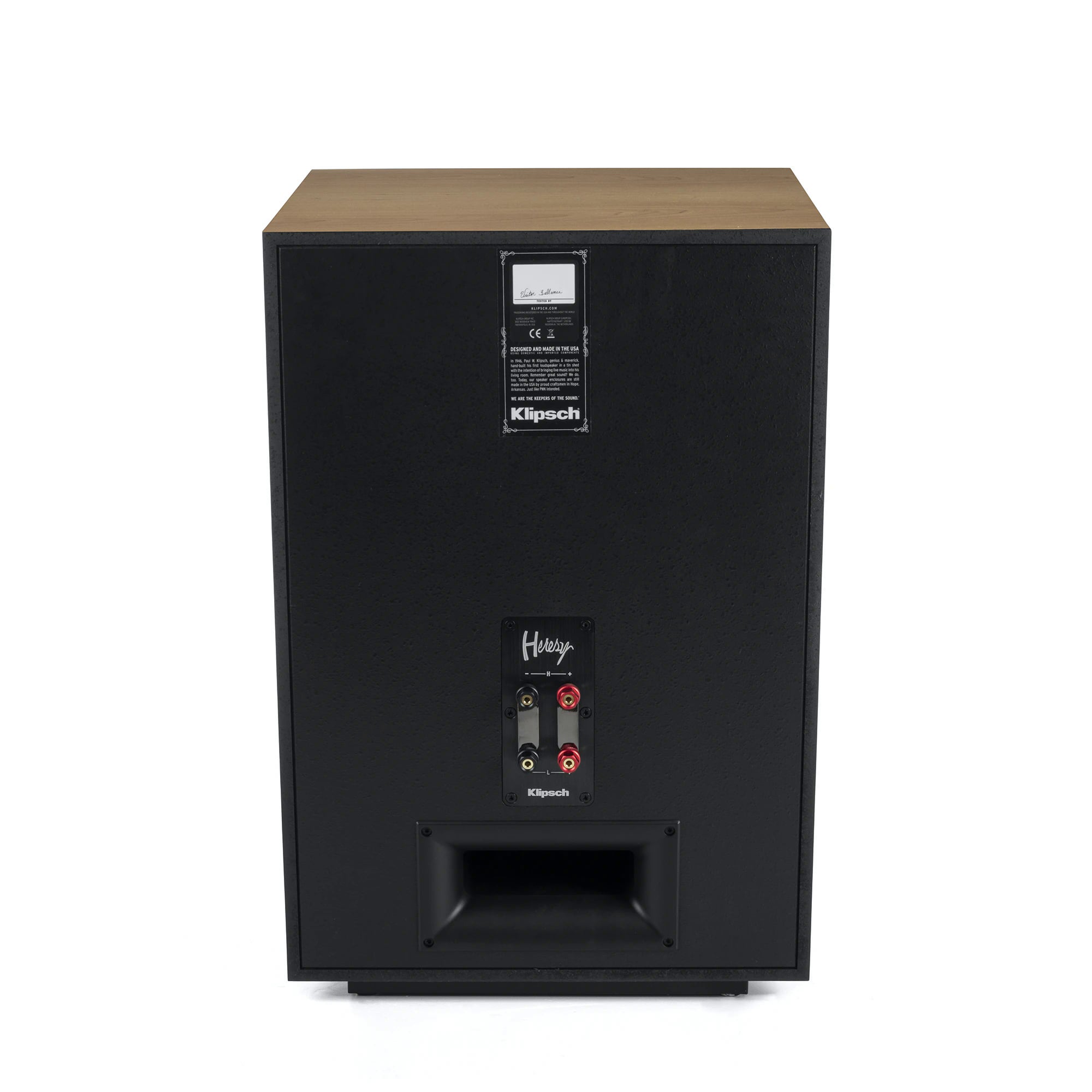 Klipsch Heresy IV Heritage Serisi Hi-Fi Pasif Hoparlör Kiraz Ağacı Arka