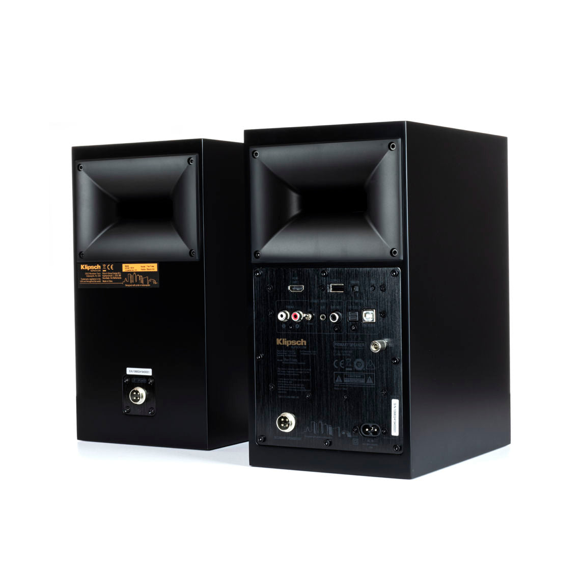 Klipsch The Fives - Heritage Serisi Bluetooth Aktif Monitör Hoparlör Siyah Renkli