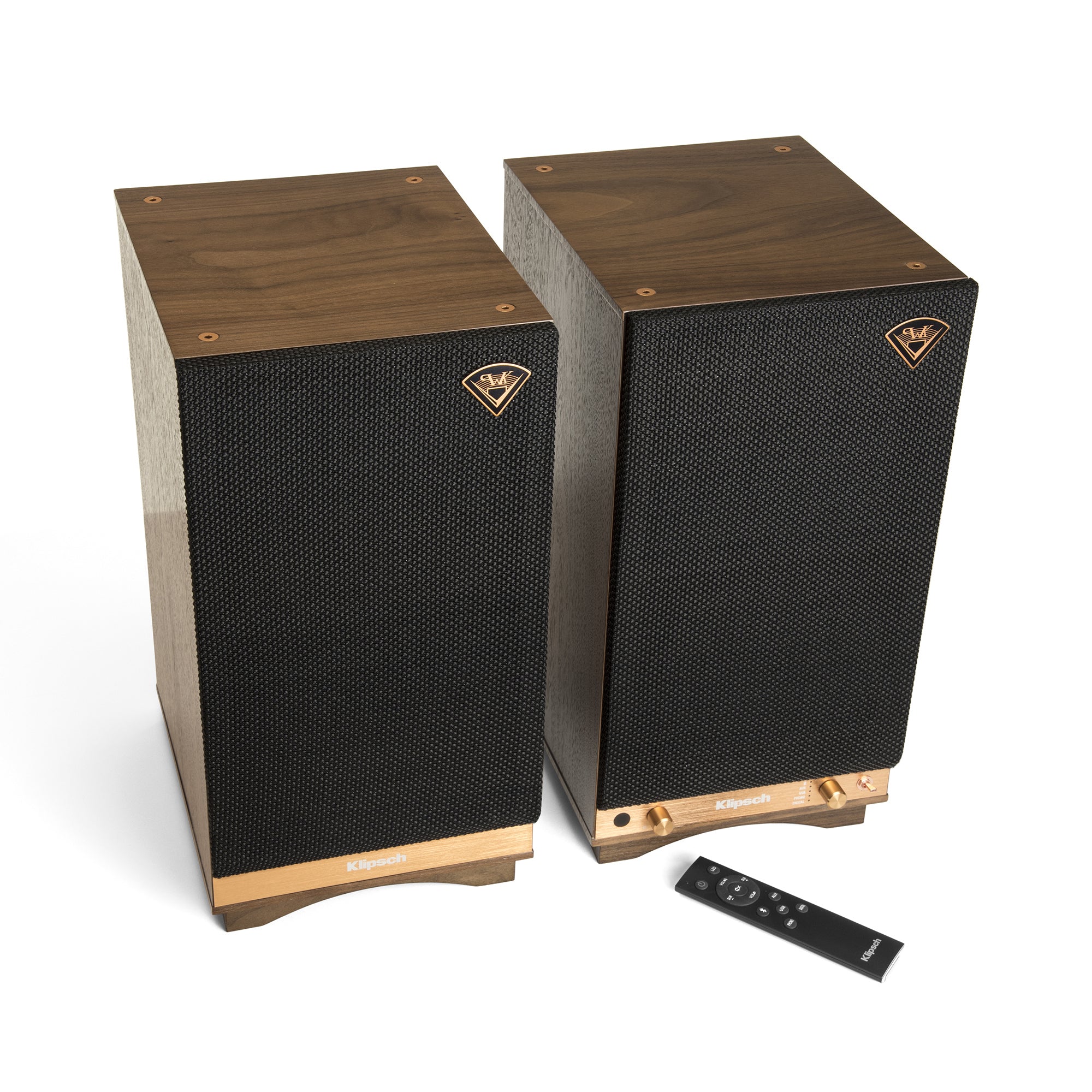 Klipsch The Sixes - Heritage Serisi Aktif Kablosuz Monitör Hoparlör Ceviz Ağacı Konsept