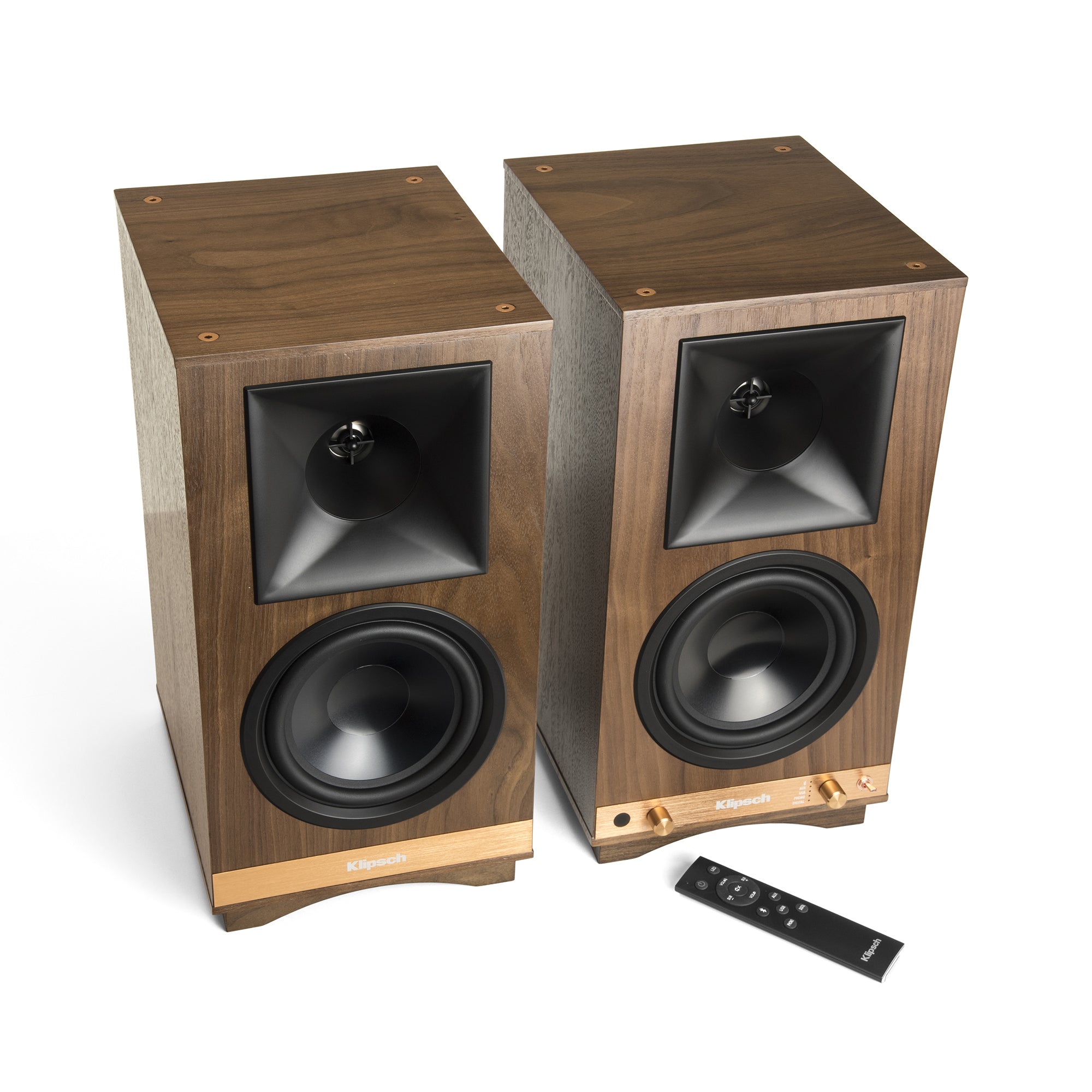 Klipsch The Sixes - Heritage Serisi Aktif Kablosuz Monitör Hoparlör Ceviz Ağacı Renk