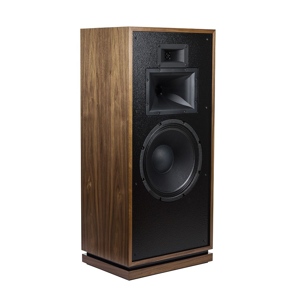 Klipsch Forte IV Heritage Serisi Kule Tipi Hi-Fi Pasif Hoparlör Ceviz Ağacı Yan Detay