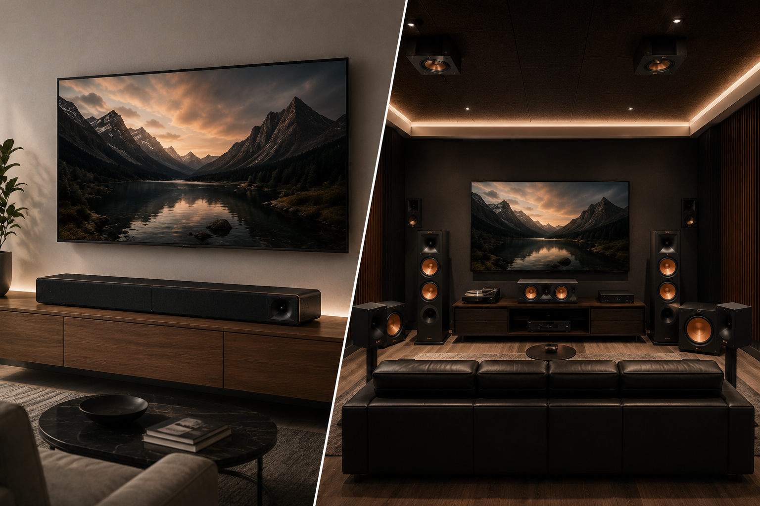 Atmos Soundbar mı, Gerçek 5.1.2 Sistem mi? Klipsch ile Ev Sineması Karşılaştırması