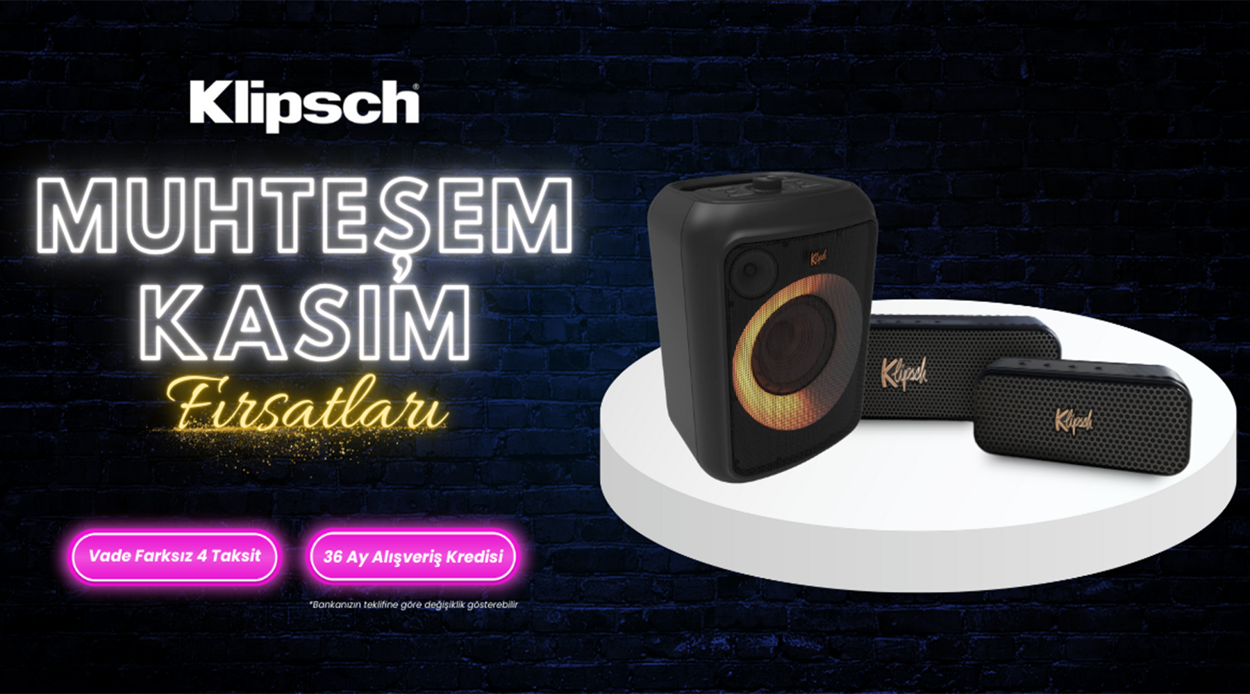 Klipsch Muhteşem Kasım Fırsatları