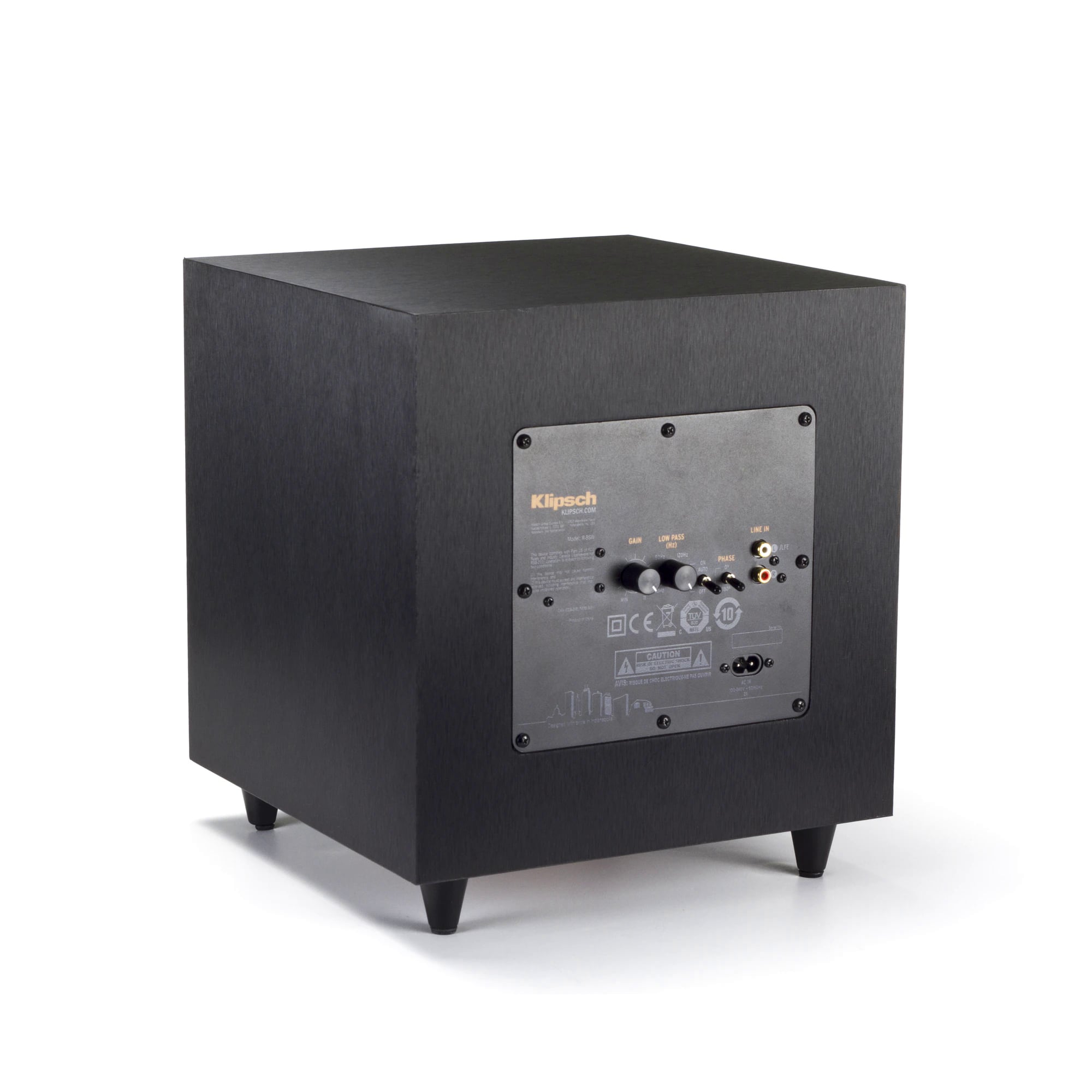 Klipsch R-8SW Aktif Subwoofer (Tek) Siyah Renk