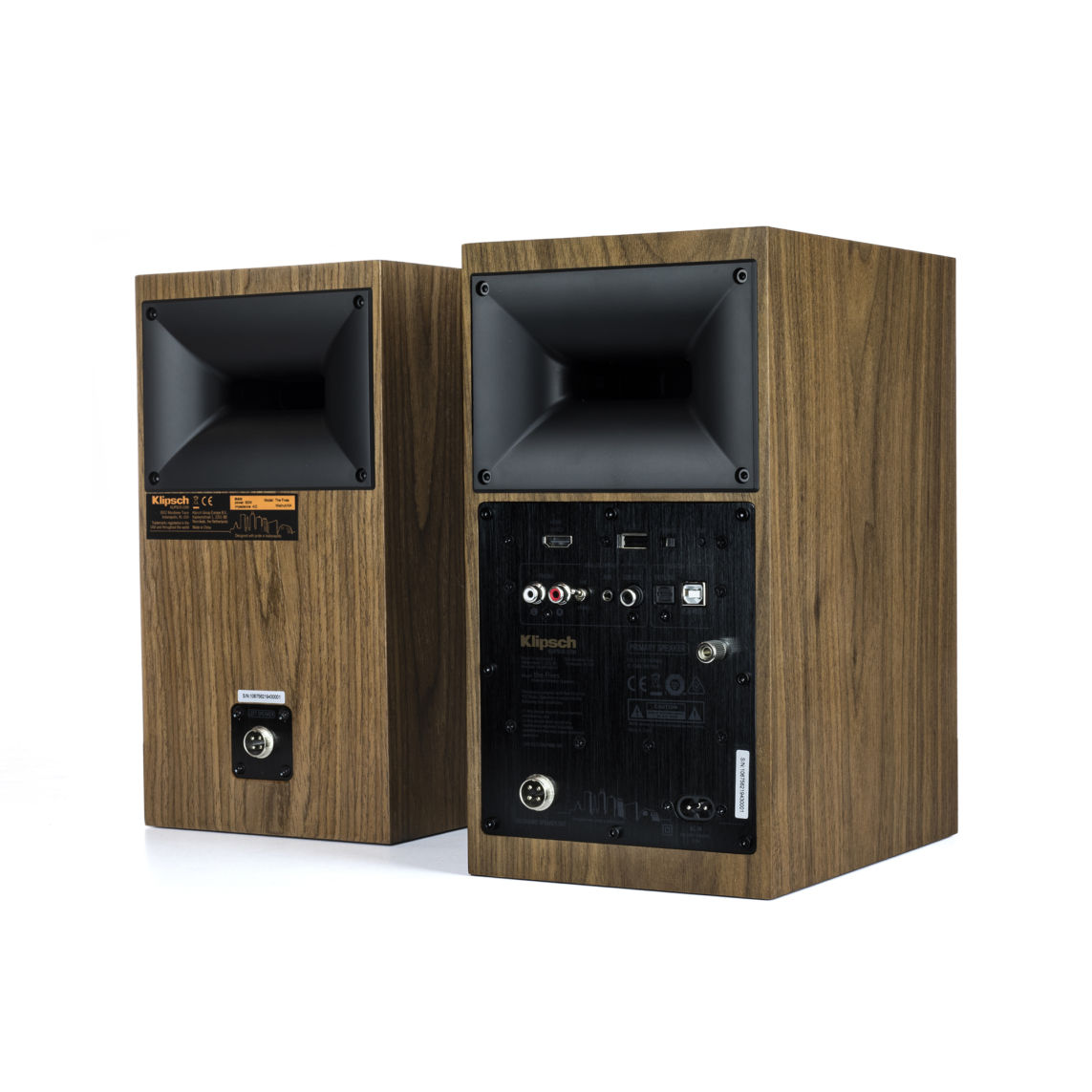 Klipsch The Fives - Heritage Serisi Bluetooth Aktif Monitör Hoparlör Arka Görüntü